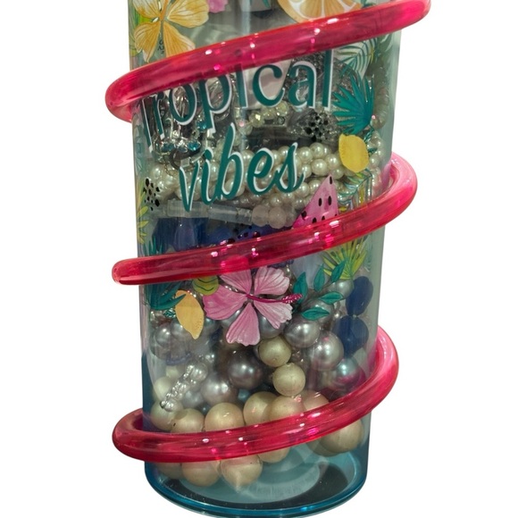 🧜‍♀️ Mermaid Vibes Jewelry Jar – Tropical Beach Treasure Aesthetic 🐚 - Picture 4 of 7